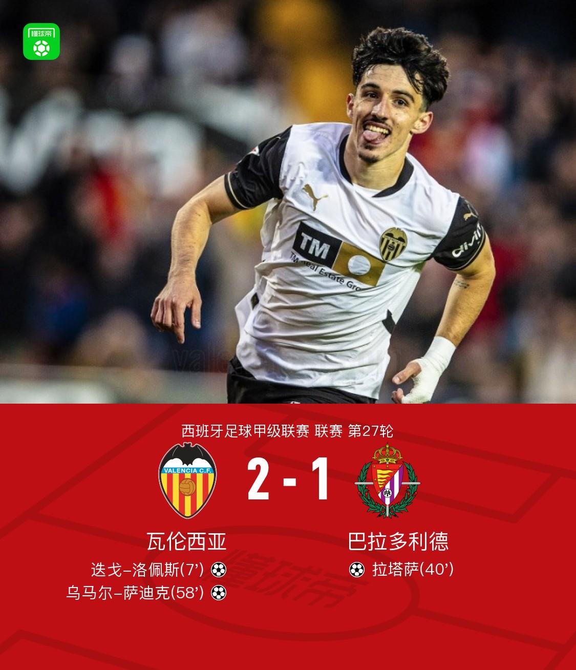 关于瓦伦西亚将在下一场比赛中挑战格拉纳达的信息